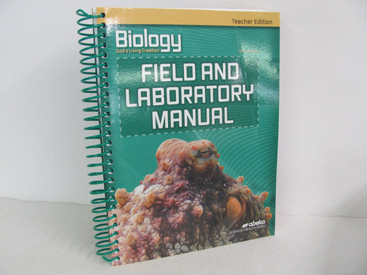 Biology Lab Manual Abeka Teacher Edition  Pre-Owned 10th Grade Science Textbooks