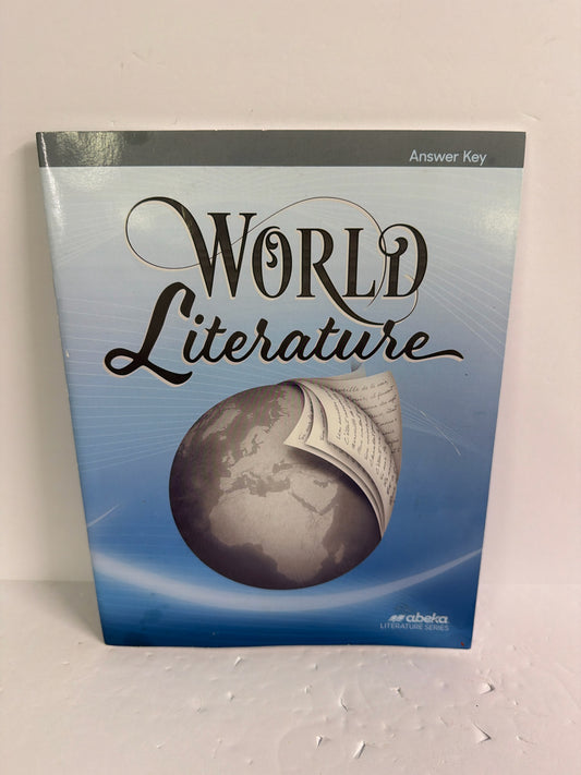 World Literature Abeka Answer Key  Pre-Owned 10th Grade Literature Textbooks