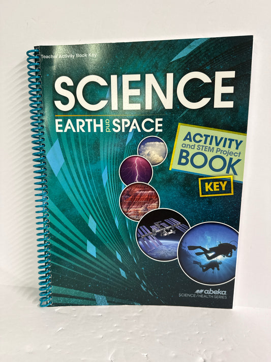 Earth and Space Abeka Activity Book  Pre-Owned 8th Grade Science Textbooks