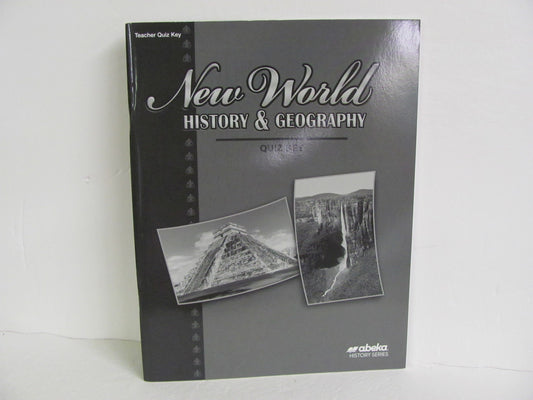 New World History Abeka Quiz Key Pre-Owned 6th Grade History Textbooks