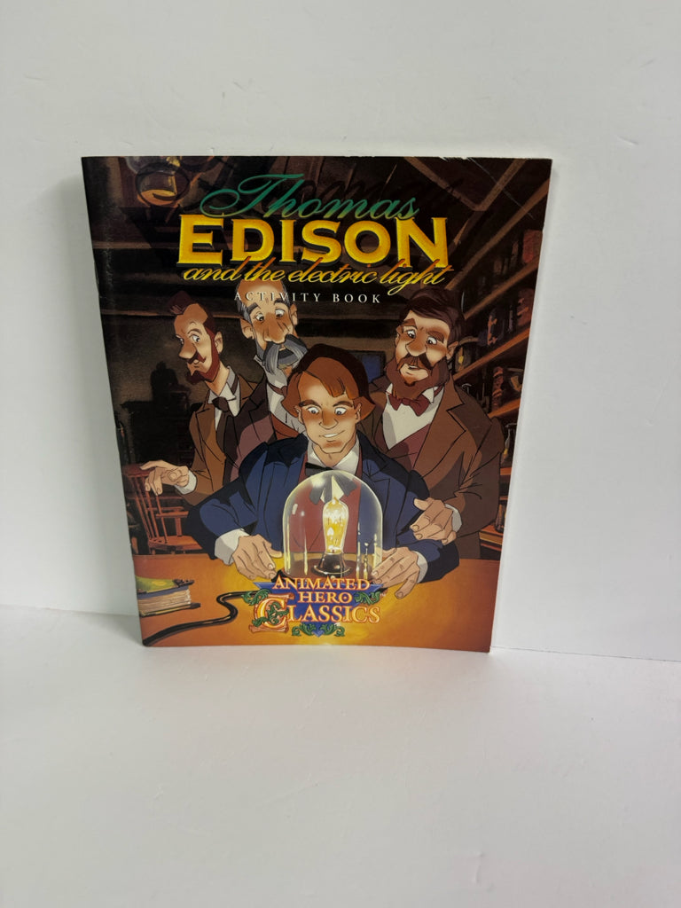 Thomas Edison Animated Hero Classics Activity Book  Pre-Owned American History