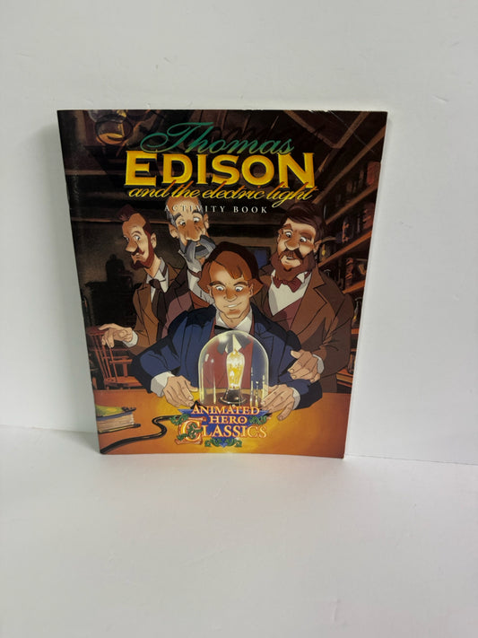 Thomas Edison Animated Hero Classics Activity Book  Pre-Owned American History