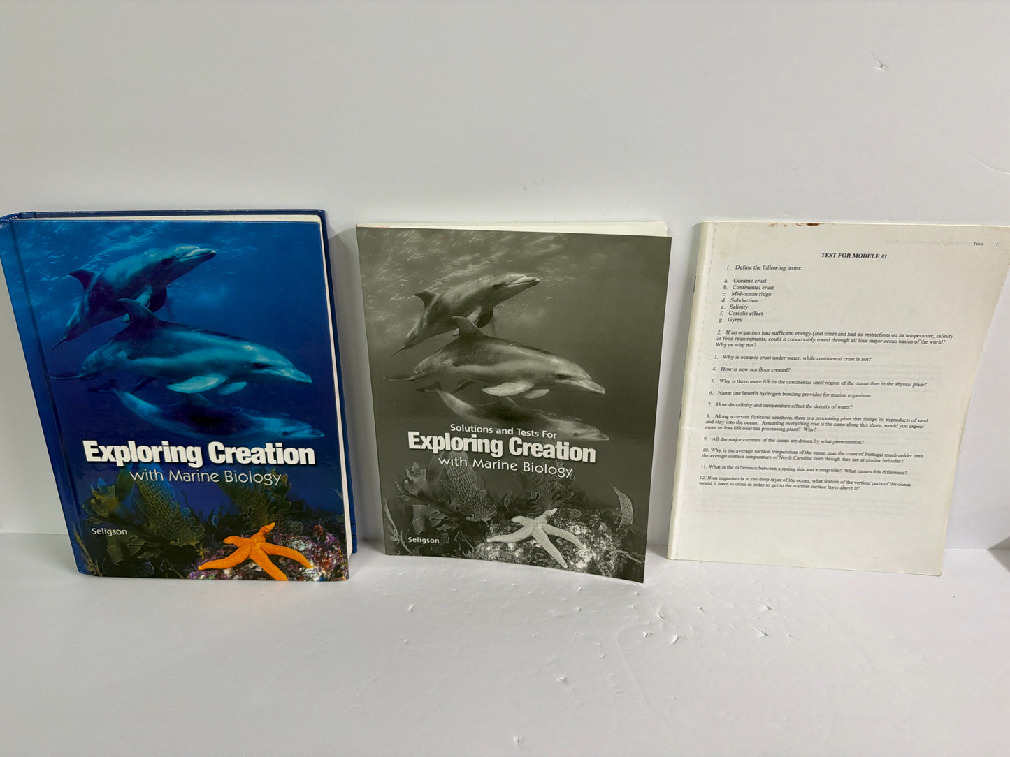 Exploring Creation With Marine Biol Apologia Seligson Science Textbooks