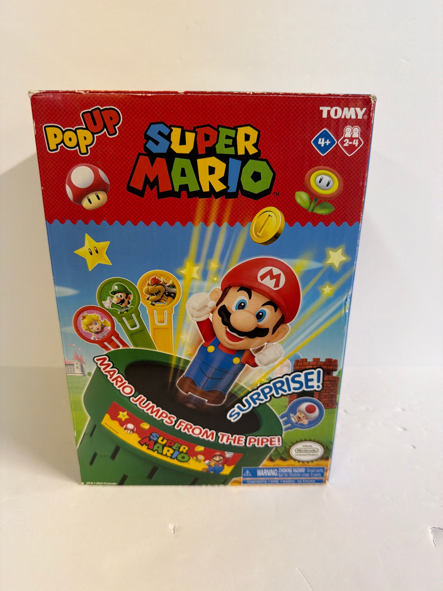 Mario Pop-Up Game Tomy Pre-Owned Games/Puzzles