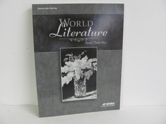World Literature Abeka Quiz/Test Key  Pre-Owned 10th Grade Reading Textbooks
