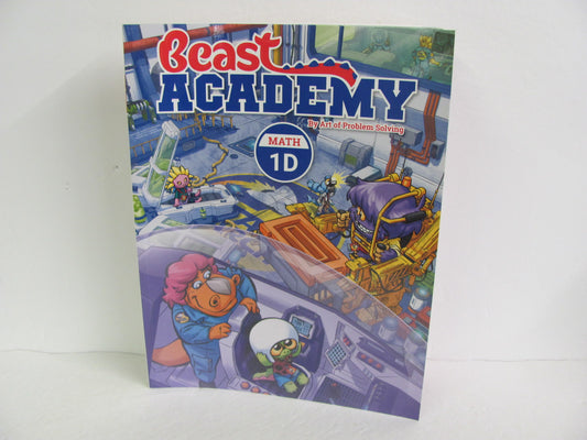 Math 1D Beast Academy Pre-Owned Elementary Mathematics Textbooks