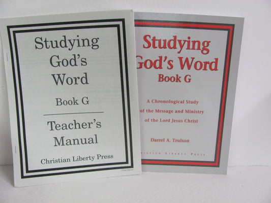 Studying God's Word Book G Christian Liberty Set  Pre-Owned Bible Textbooks