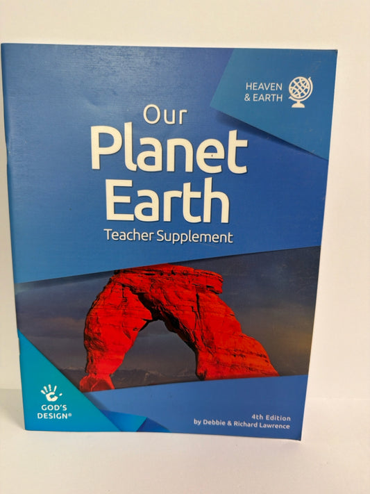 Our Planet Earth Answers in Genesis Supplement Pre-Owned Science Textbooks