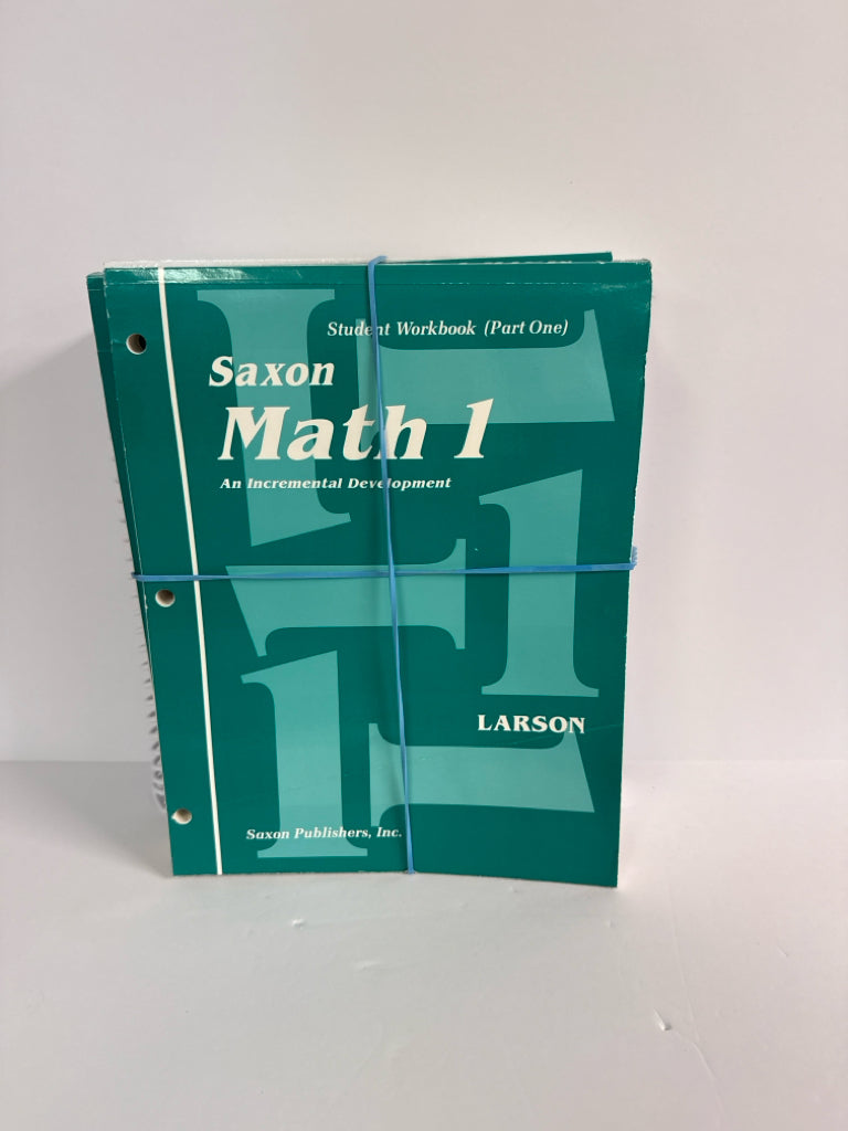 Math 1 Saxon Set  Pre-Owned Larson 1st Grade Mathematics Textbooks