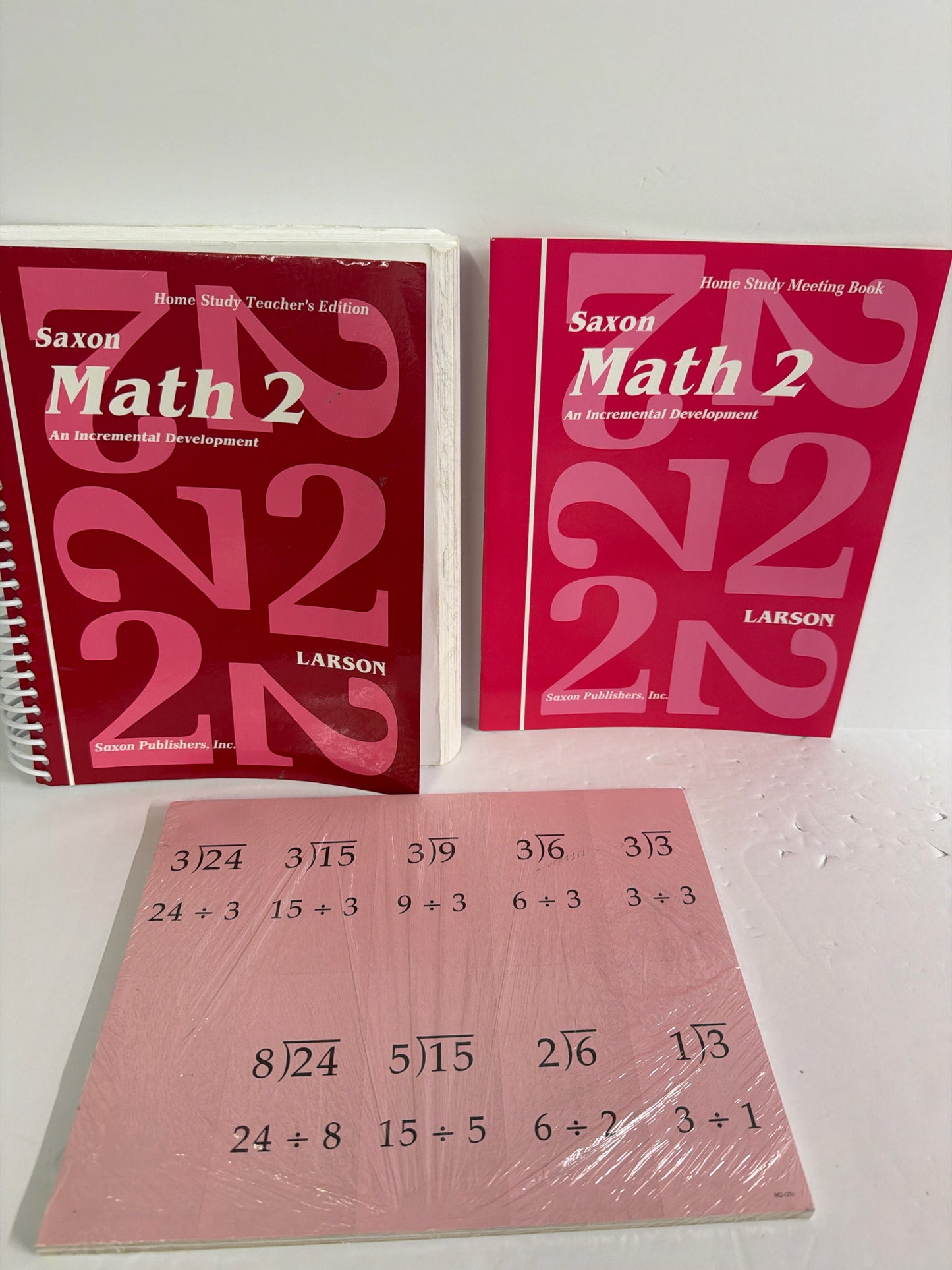 Math 2 Saxon Set  Pre-Owned 2nd Grade Mathematics Textbooks