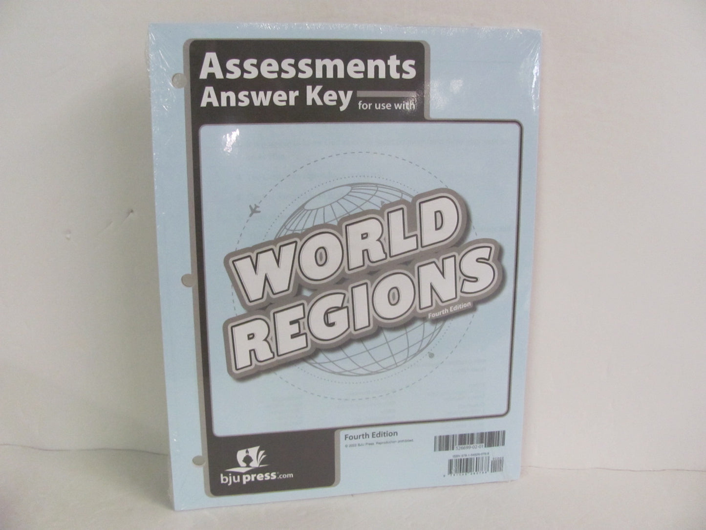 World Regions BJU Press Assessment Key  Pre-Owned 3rd Grade History Textbooks