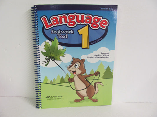 Language 1 Abeka Teacher Key  Pre-Owned 1st Grade Language Textbooks