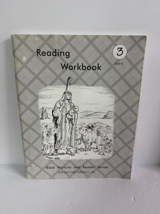 Reading Workbook Rod and Staff Workbook  Pre-Owned 3rd Grade Reading Textbooks