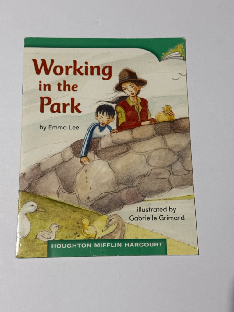 Working in the Park Houghton Mifflin Reader Pre-Owned Emma Lee Reading Textbooks