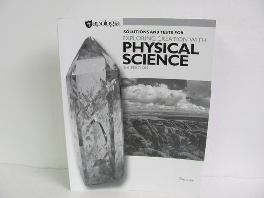 Exploring Creation with Physical Sc Apologia Dincher 8th Grade Science Textbooks