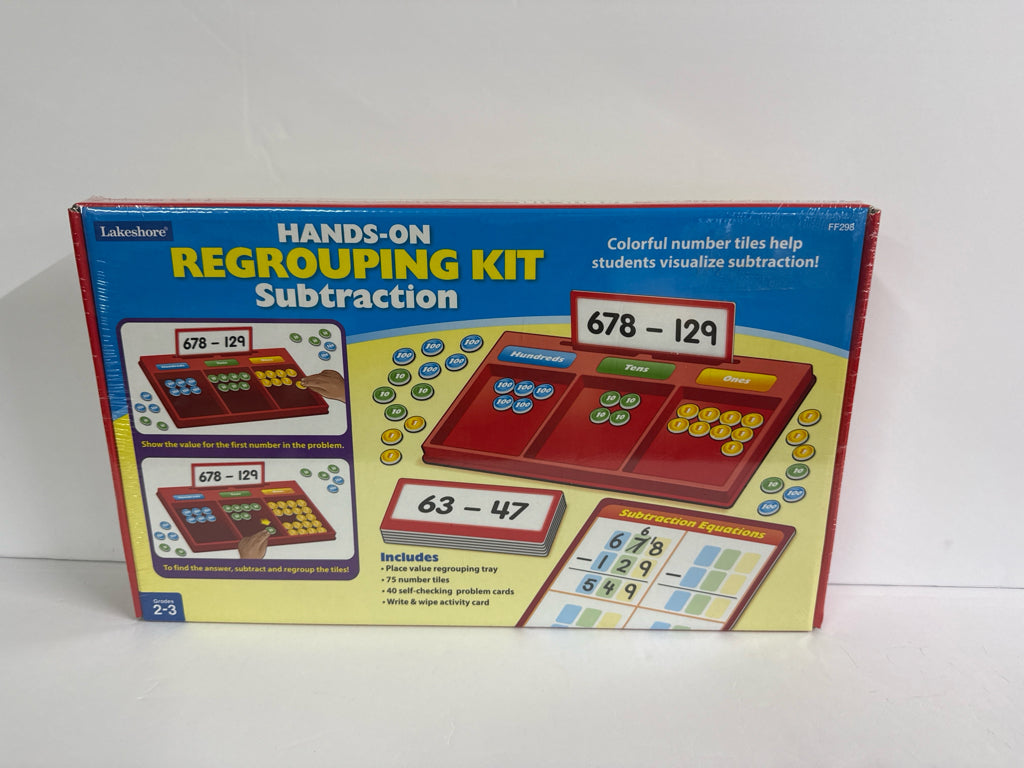 Hands-On Regrouping Kit Lakeshore Manipulative Set  Pre-Owned Manipulatives