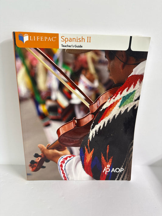 Spanish II Alpha Omega Teacher Guide  Pre-Owned High School Spanish