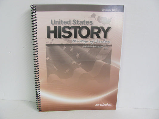United States History Abeka Answer Key  Pre-Owned 11th Grade History Textbooks