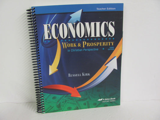 Economics Abeka Teacher Edition  Pre-Owned 12th Grade History Textbooks