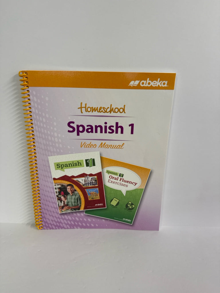Spanish 1 Abeka Video Manual- Pre-Owned High School Educator Resources