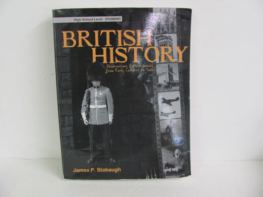 British History Master Books Student Book Pre-Owned Stobaugh History Textbooks