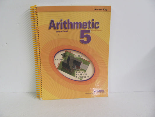 Arithmetic 5 Abeka Answer Key  Pre-Owned 5th Grade Mathematics Textbooks