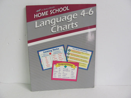 Language 4-6 Charts Abeka Pre-Owned Elementary Language Textbooks
