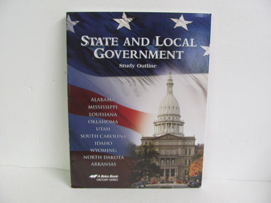 State and Local Government Abeka Study Guide - Pre-Owned History Textbooks