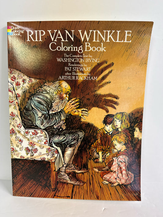 Rip Van Winkle Dover Coloring Book  Pre-Owned Elementary Children's Books