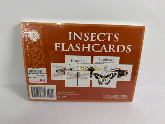 Insects Flashcards Memoria Press Flashcards Pre-Owned Elementary Memoria Press