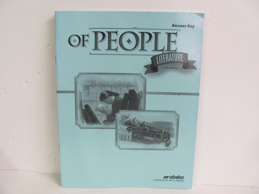 Of People Literature Abeka Answer Key  Pre-Owned 7th Grade Reading Textbooks