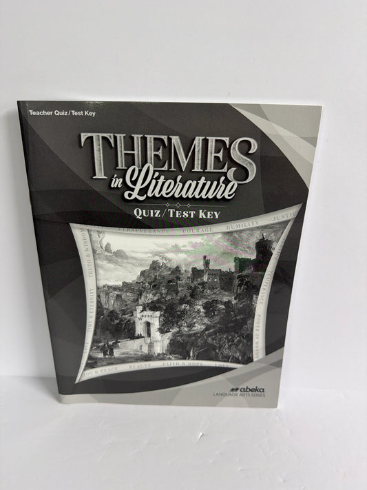 Themes in Literature Abeka Quiz/Test Key  Pre-Owned 9th Grade Literature
