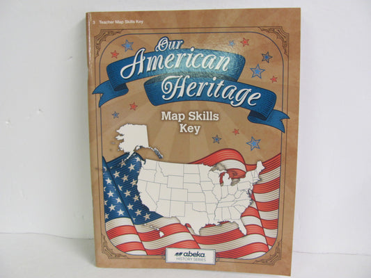 Our American Heritage Abeka Map Key Pre-Owned 3rd Grade History Textbooks