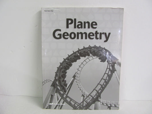 Plane Geometry Abeka Quiz Key Pre-Owned High School Mathematics Textbooks