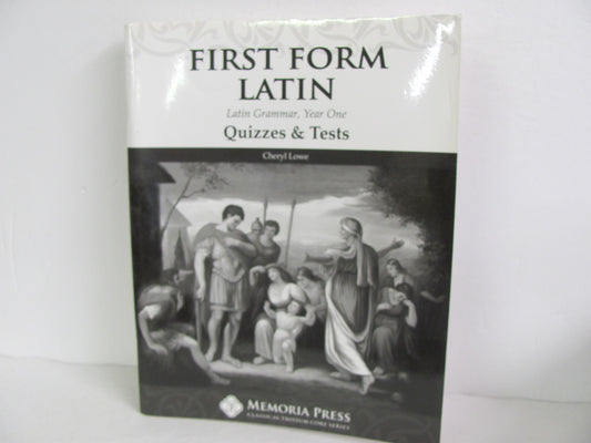 First Form Latin Memoria Press Quizzes/Tests  Pre-Owned Latin Books