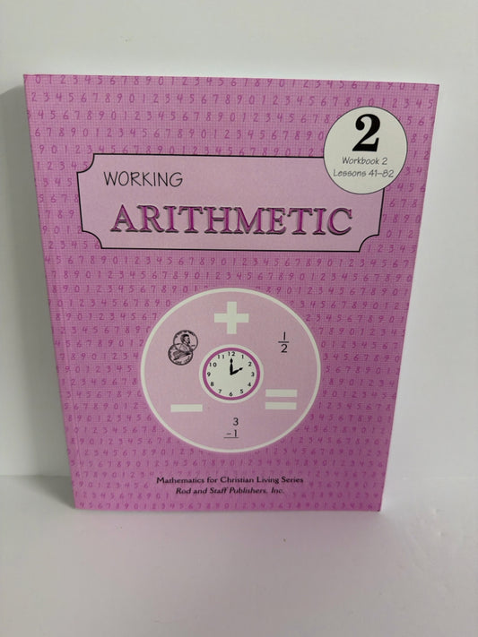 Working Arithmetic Rod and Staff Workbook  Pre-Owned Mathematics Textbooks