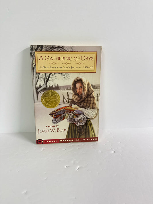 A Gathering of Days Aladdin Pre-Owned Joan W. Blos Elementary Historical Fiction
