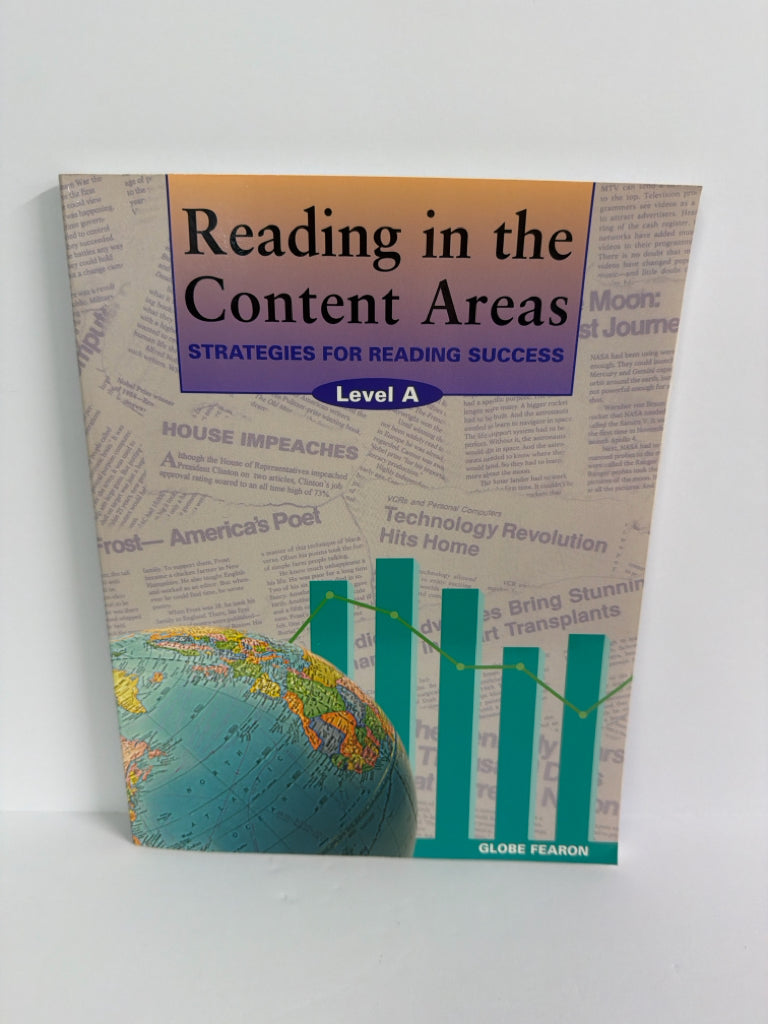 Reading in the Content Areas Globe Fearon Upper Elementary Reading Textbooks