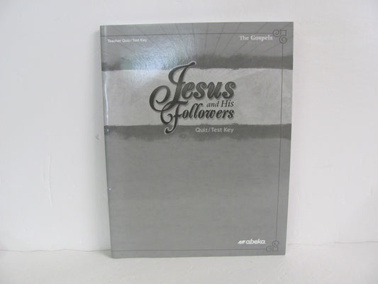 Jesus and His Followers Abeka Quiz/Test Key  Pre-Owned Bible Textbooks