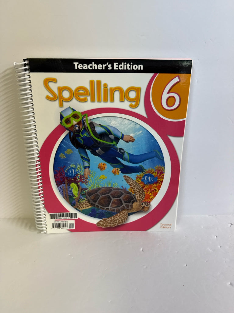 Spelling 6 BJU Press Teacher Edition  Pre-Owned 6th Grade Language Textbooks