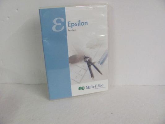 Epsilon Math U See DVD Pre-Owned Demme Elementary Mathematics Textbooks