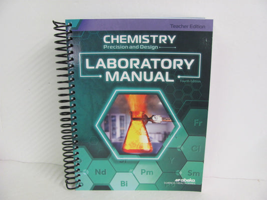 Chemistry Laboratory Manual Abeka Teacher Edition  Pre-Owned Science Textbooks