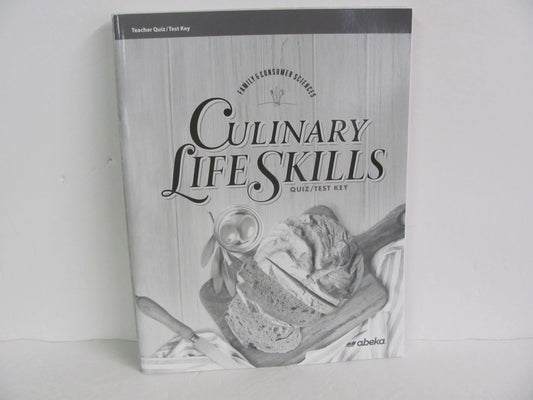 Culinary Life Skills Abeka Quiz/Test Key  Pre-Owned Electives (Books)