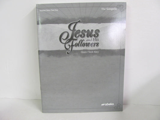 Jesus and His Followers Abeka Quiz/Test Key  Pre-Owned Bible Textbooks
