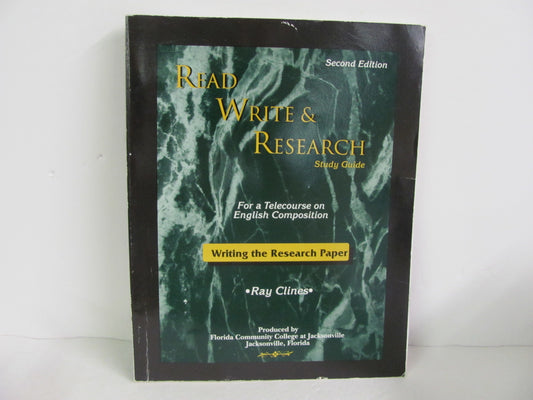Read Write & Research Pre-Owned Clines High School Language Textbooks