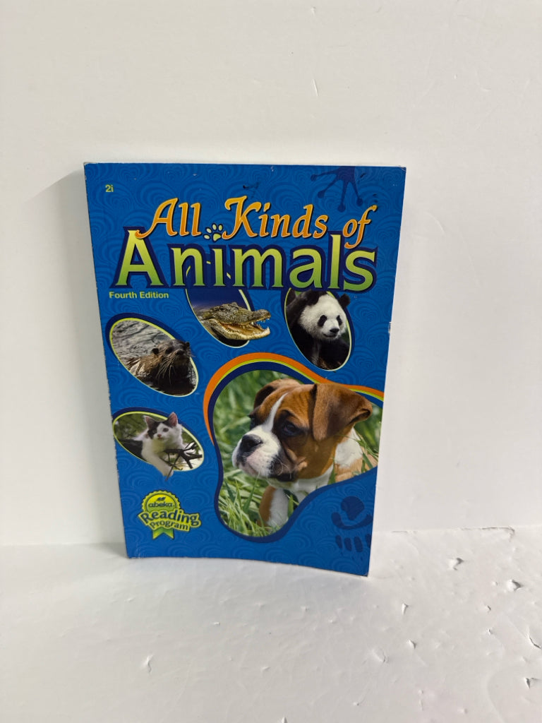 All Kinds of Animals Abeka Reader Pre-Owned 2nd Grade Reading Textbooks