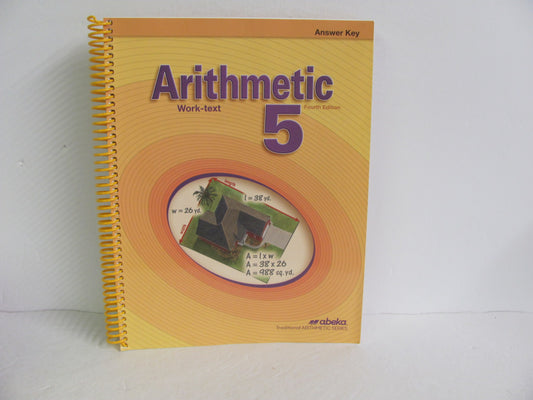 Arithmetic 5 Abeka Answer Key  Pre-Owned 5th Grade Mathematics Textbooks