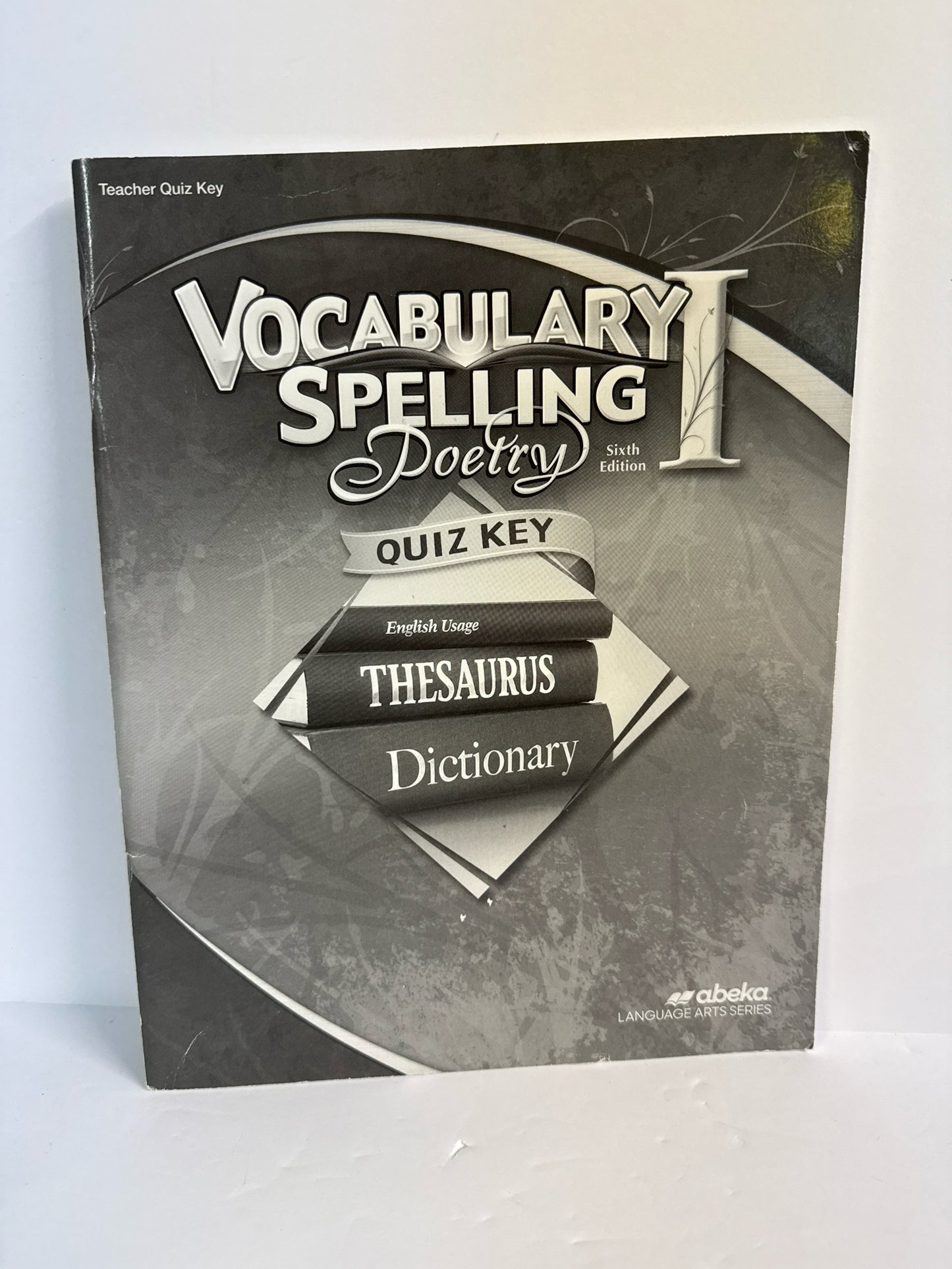 Vocabulary Spelling Poetry I Abeka Quiz Key Pre-Owned Spelling/Vocabulary Books