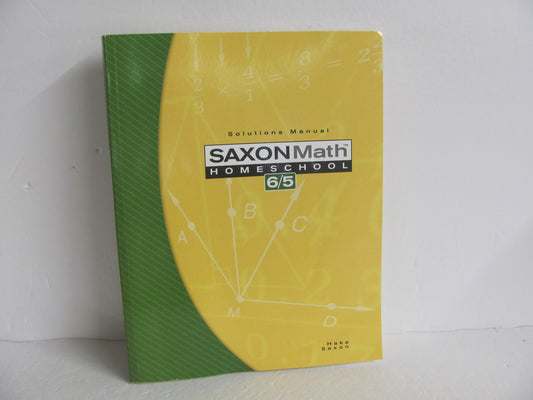 Math 65 Saxon Solutions Manual  Pre-Owned Saxon 5th Grade Mathematics Textbooks
