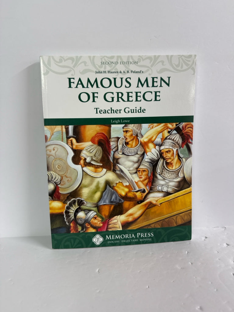 Famous Men of Greece Memoria Press Teacher Guide  Pre-Owned Memoria Press